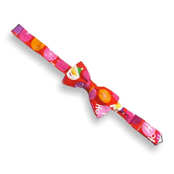 Christmas Santa Holiday Red Infant Baby Bow Tie - Picture 1 of 4